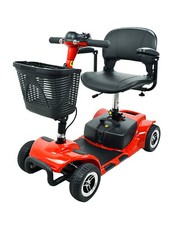 Foldable 4 Wheel Mobility Scooter for Seniors, 220lbs Max Weight Electric Wheelc