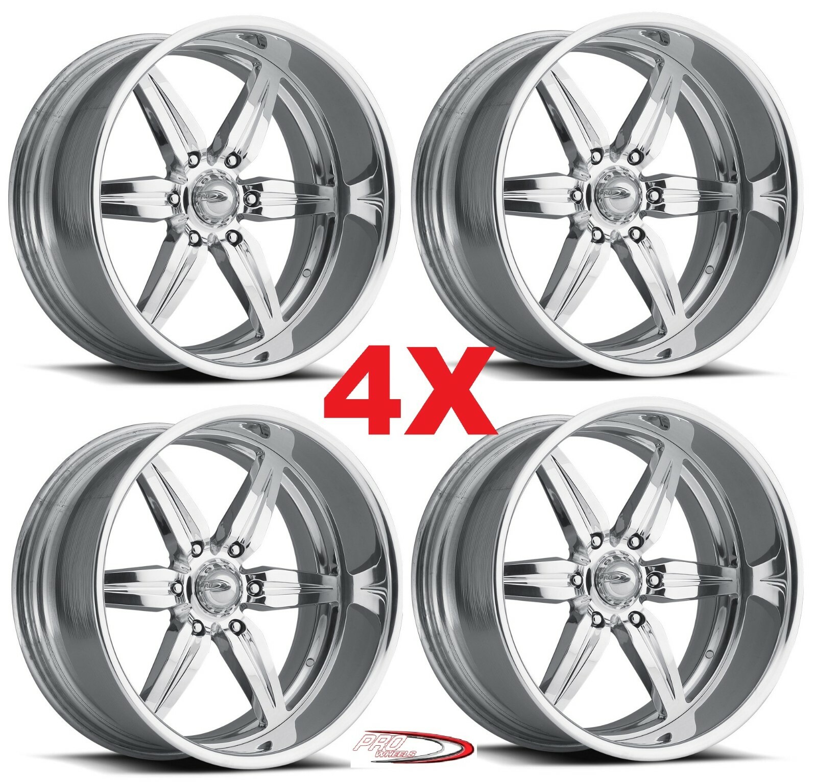 U Pro Rims 19 PRO WHEELS RIMS FORGED BILLET ALUMINUM 6 LUGS SPECIALTIES US ...