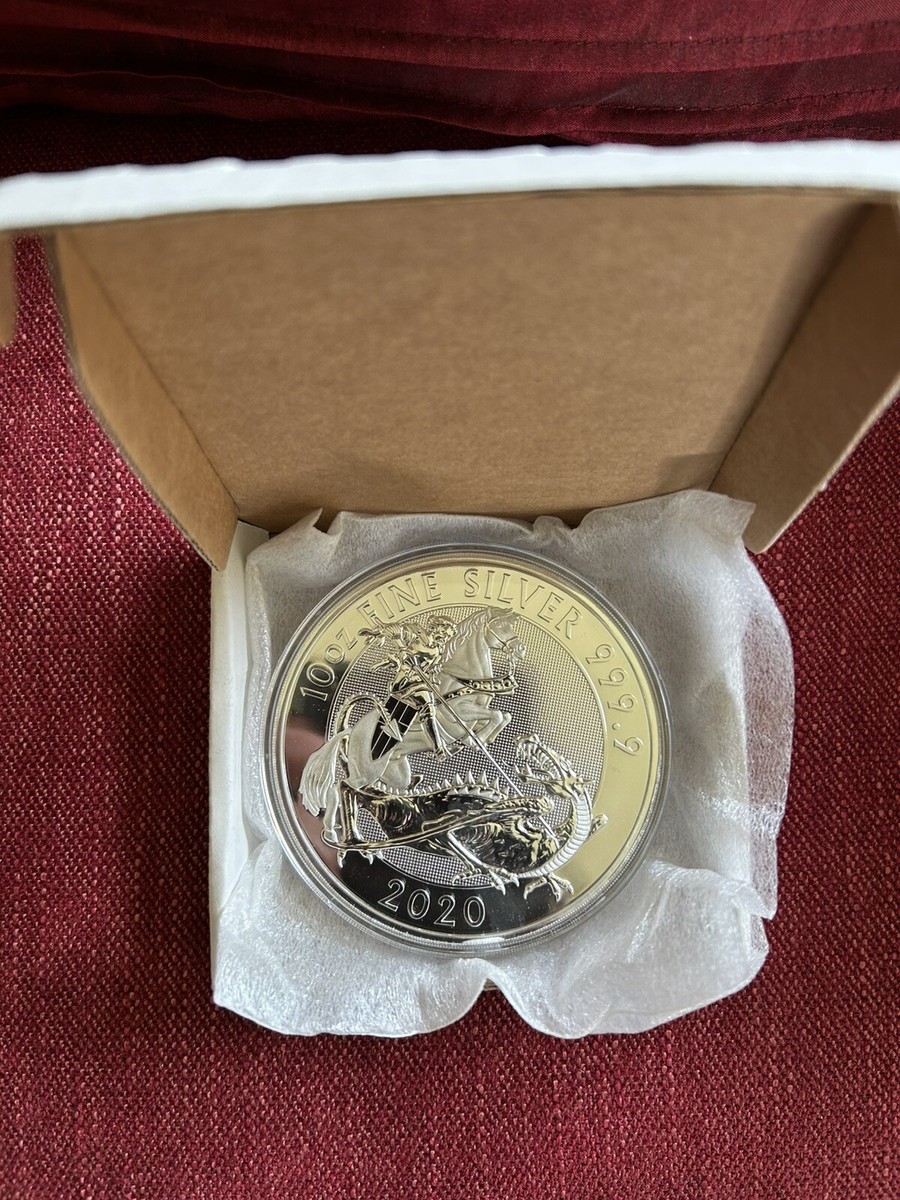 2020 10 oz. Valiant 'DRAGON' 9999 Fine Silver- ✓ IN-HAND ✓ FAST