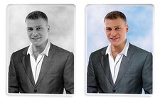 FOTOCERAMICA PER CIMITERO RETTANGOLARE SIA IN BIANCO E NERO CHE COLORI VAR. MIS
