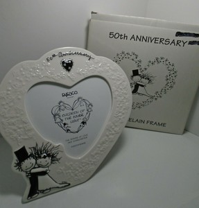 ENESCO 50TH WEDDING ANNIVERSARY PHOTO FRAME PICTURE FRAME 11" 9780671319724 | eBay