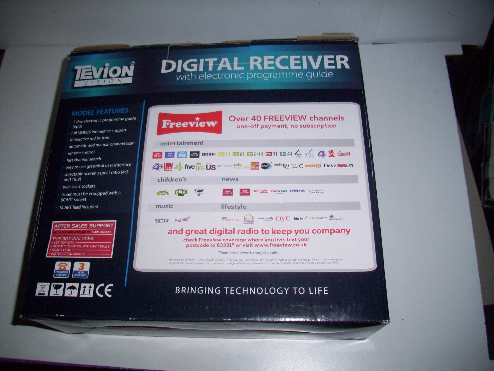 Tevion FREEVIEW DIGITAL RECEIVER NEW AND BOXED eBay