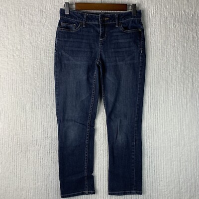 Simply Vera Vera Wang Women s 2 Denim Straight Leg Stretch Soft Touch Jeans