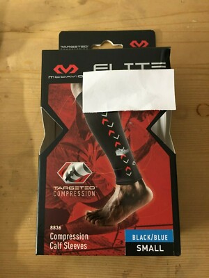 McDavid 8836 Active Calf Multisports Sleeves Kompression Wade Paar schwarzblau S