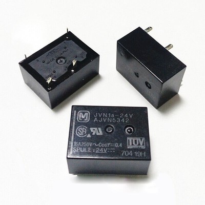 10Pcs JVN1A-24V AJVN5342F Power Relay 4Pins 16A 250V #W7
