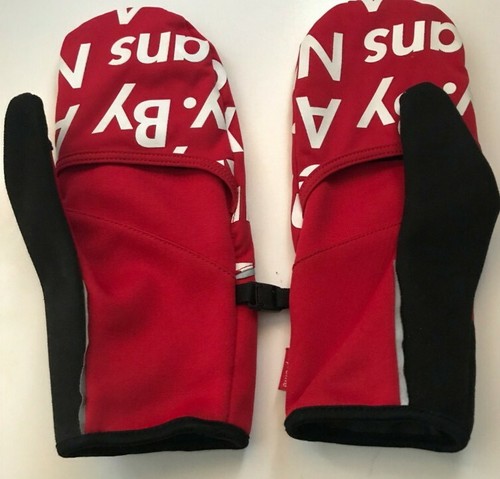 FW15 Supreme x THE NORTH FACE By Any Means Necessary Winter Runners BAMN Gloves - Picture 3 of 8