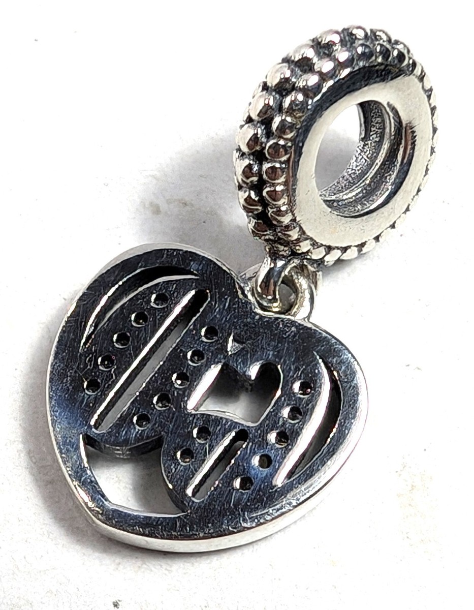 Authentic Pandora Charm, 60 Years of Love Dangle, #797265CZ | eBay