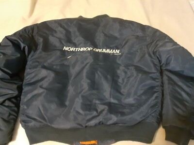 JACKET FLYER'S MAN INTERMEDIATE MA-1【XL】 Flyer's Man Intermediate MA-1 Black Bomber Nylon Jacket Sz