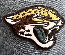 JACKSONVILLE JAGUARS EMBROIDERED IRON ON PATCH 2.5” X 2.5” FREE SHIPPING