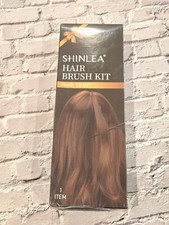 SHINLEA Hair Brush Kit Black and Gold, NIOP, Brush and Tail Comb 24 