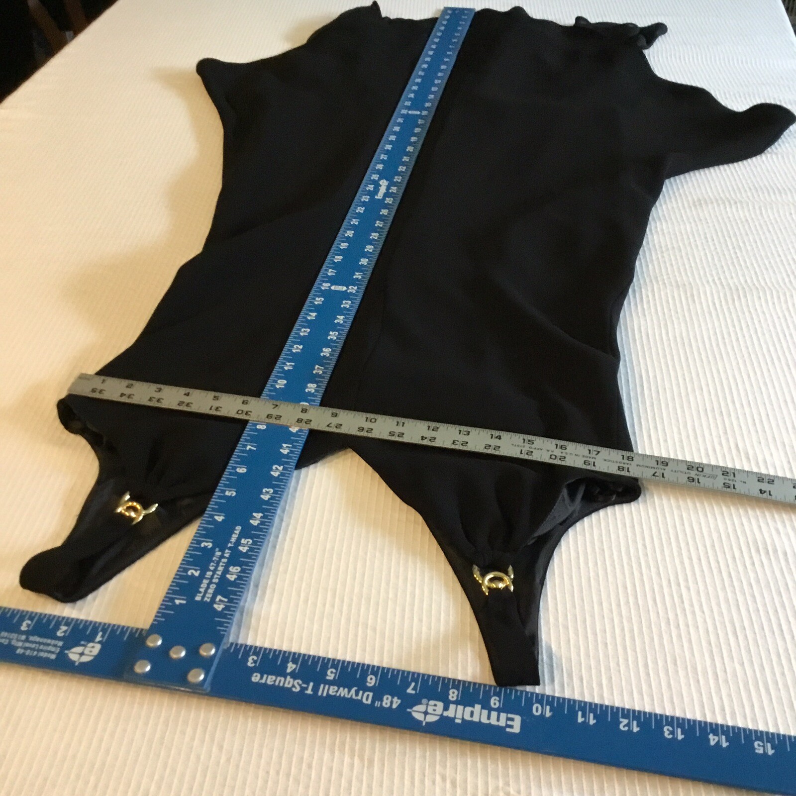 Evan-Picone Basic Black formal dress size 10 fold… - image 10