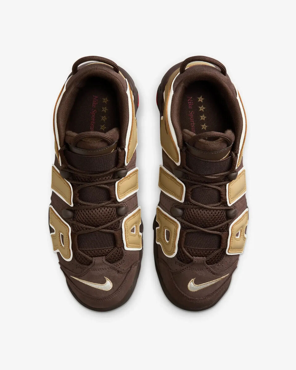 New Nike Air More Uptempo '96 Shoes - Baroque Brown (FB8883 New Nike Air More Uptempo '96 Shoes - Baroque Brown (FB8883