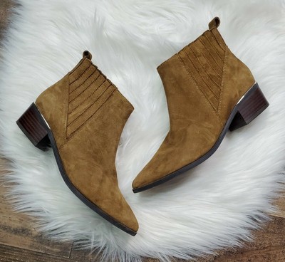 marc fisher brown booties