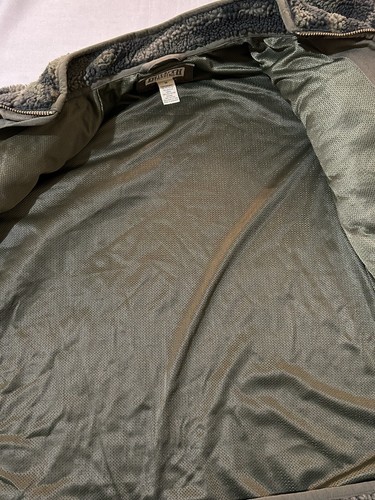 Duluth Trading Co Jacket Men Size M Berber Fleece FauxCamouflage Zipper Pockets - Picture 11 of 12