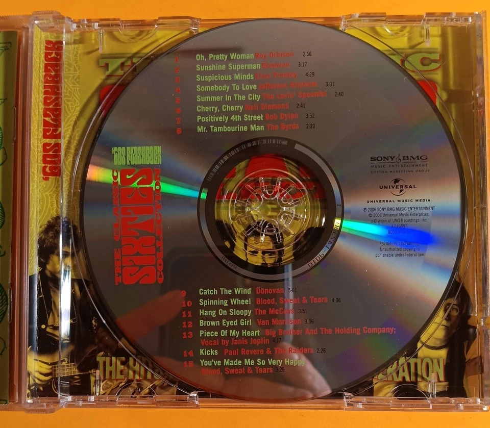 THE CLASSIC 60'S COLLECTION-60'S FLASHBACK(CD-2006) LIKE NEW-FREE SHIPPING Foto 4 de 4