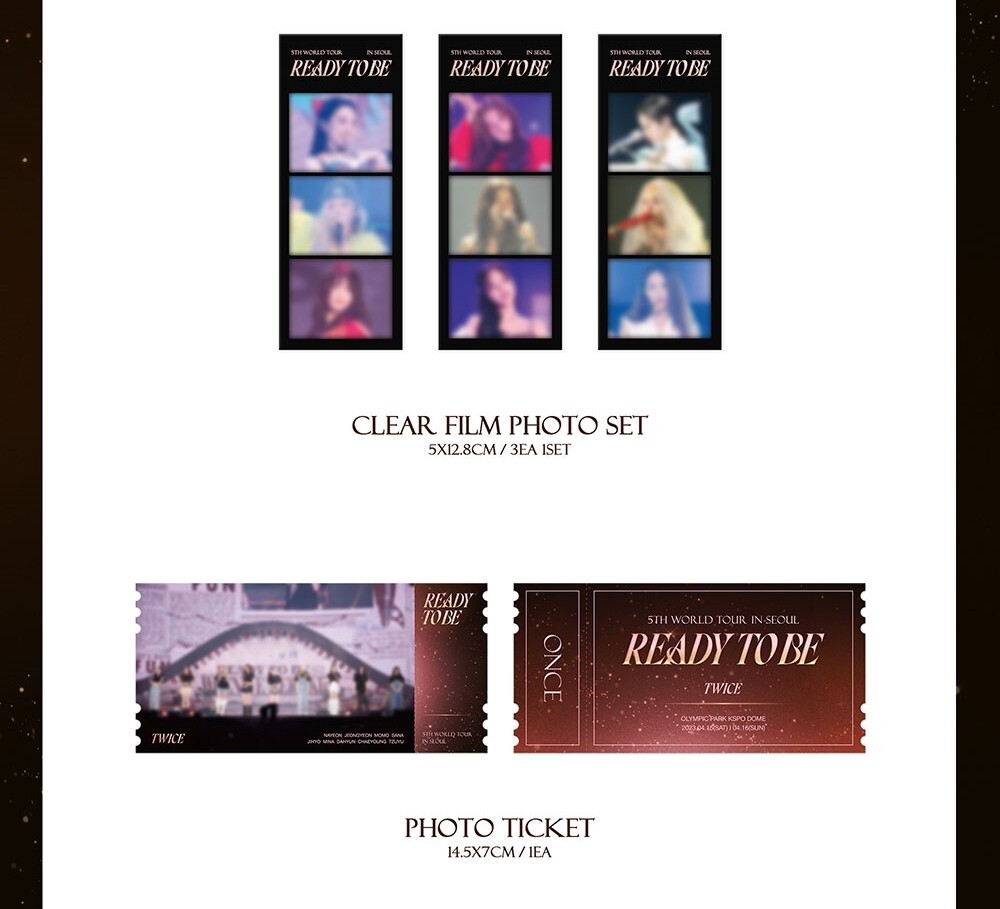 TWICE DVD READY TO BE トレカ　IN SEOUL 9枚 TWICE 5th World Tour Ready To Be in Seoul DVD JYP Shop POB