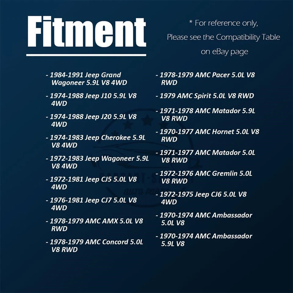 Soportes de motor MRC delanteros 2x para AMC American 1967-1968 5,6 L Foto 2 de 4