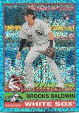 2025 Topps Heritage BROOKS BALDWIN RC Chrome Light Blue Sparkle -WHITE SOX- #234
