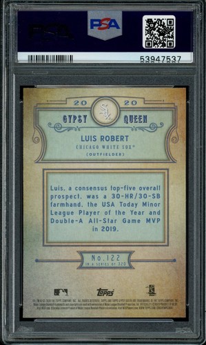 Luis Robert PSA 10 2019 Bowman Heritage Prospects RC #53P-50 - Imagen 2 de 2