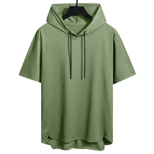 Hombres Sudadera Camiseta Deportes Informales Prendas para el torso Prendas para la calle Camisetas Manga Corta Sudaderas con capucha - Imagen 12 de 23