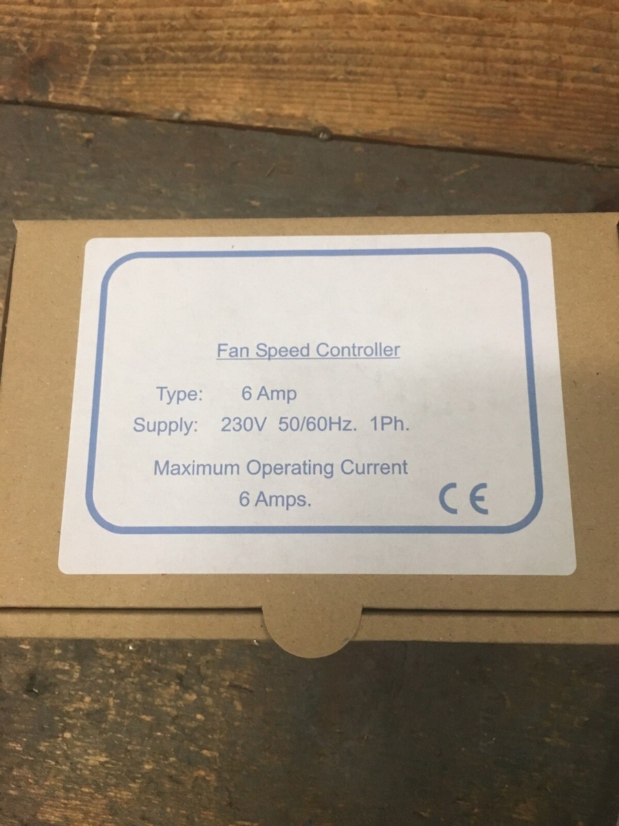 Fan Speed Controller Triac 10Amps 230V High Quality Metal Box - Foto 7
