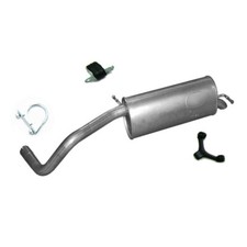 Endschalldämpfer Auspuff + KIT fur Skoda Fabia II 1.6MPi 16V VW Polo IV 1.6 16V