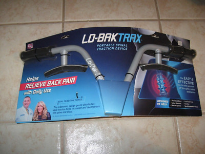 NEW LO-BAK TRAX Portable Spinal Traction DECOMPRESS Sciatica Low Back Pain