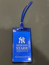 Etiqueta de equipaje de seguro Starr de los Yankees de Nueva York viaje para maleta SGA
