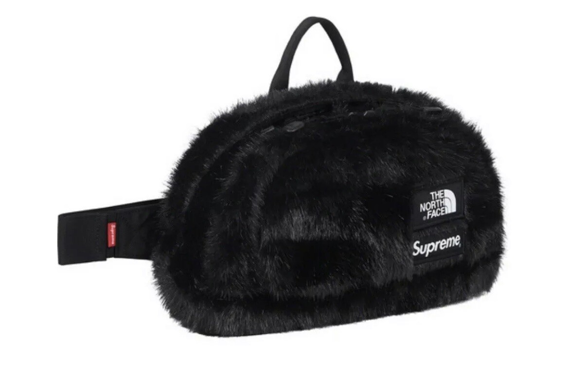 COMBO* Supreme The North Face Faux Fur Backpack + Fanny Pack