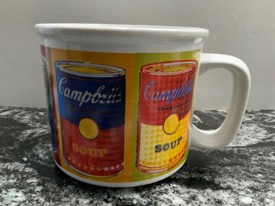 1998 Campbell's Condensed Soup Coffee Mug - Pop Art Andy Warhol Style EUC