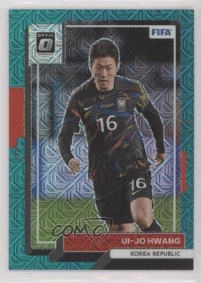 2022-23 Panini Donruss Optic Teal Mojo Prizm 39/49 Ui-jo Hwang #73 i7u
