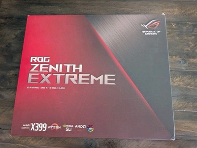 ASUS ROG Zenith Extreme X399 TR4 EATX Threadripper Motherboard