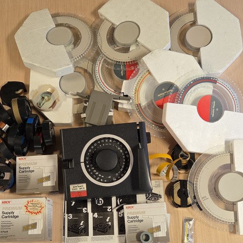 Dymo 2300 MKT II Thermal Label Maker, With Supply Cartridges And Wheels