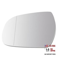 Driver Side Heated Mirror Glass Replacement for Audi A3 A4 Driver Side Left