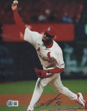 JORGE ALCALA ST. LOUIS CARDINALS SIGNED AUTOGRAPHED 8X10 PHOTO BECKETT AUTH