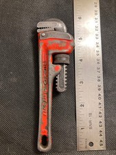 RARE 6" VINTAGE Ridgid Tool b-45 OIL HARDENING #6 Pipe Monkey Wrench Made In USA