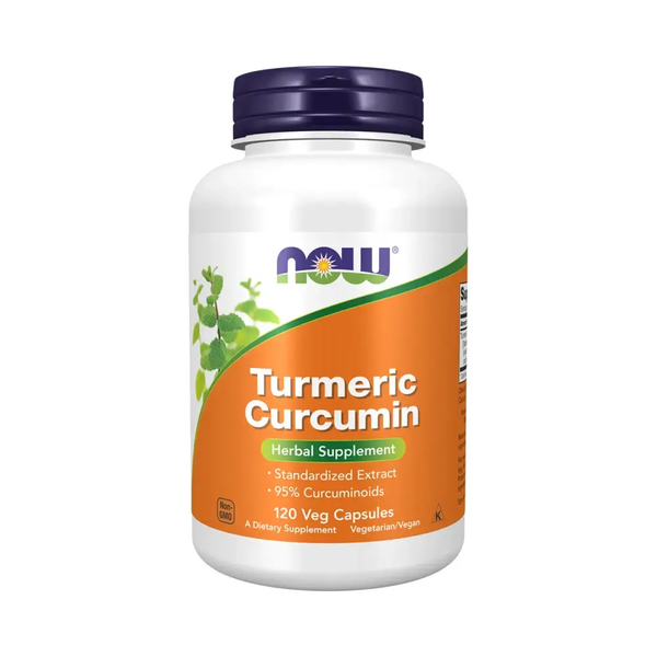 Now Foods Turmeric Curcumin (120 Vcaps) Unflavoured (413,69 Eur/Kg)-image