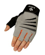 Guantes biónicos para hombre sin dedos entrenamiento cruzado guantes de fitness