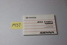 2002 Toyota Sienna Owners Manual Oem Factory Guide Book Free Ship 2002 Toyota Sienna Owners Manual Oem Factory Guide Book Free Ship