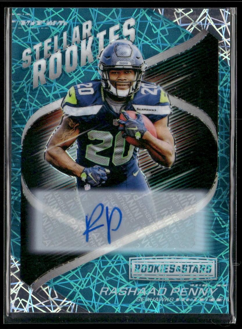 Rashaad Penny Panini Rookies & Stars Stellar Rookies #SR7 Autograph