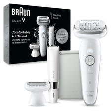 Braun Silk-epil 9 SES9-441 Epilator Wet Dry Pivoting Body Trimmer Open Box
