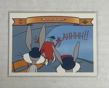 Monster Flyball 1991 Upper Deck Comic Ball 2 Looney Tunes #71 Angels/Athletics