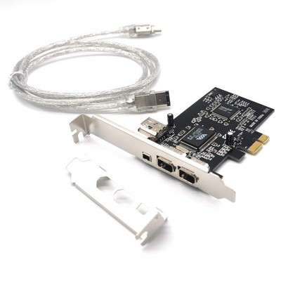 Padarsey PCIe 3 Ports 1394A Firewire Expansion Card, PCI Express (1X) to Exte...