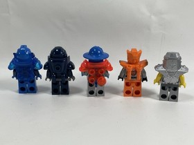 LEGO Minifigure Lot Of 5 Nexo Knights, Galaxy Patrol Squad, Ultra Agent - Read