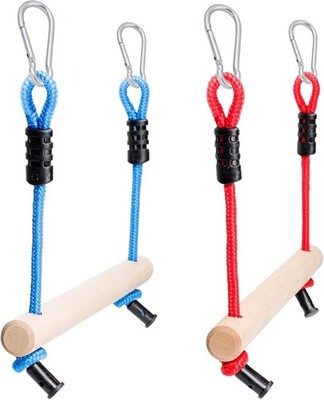 Lily's Things Monkey Bars for Kids(2 Pack) | Ninja Slackline Accessories for Sla