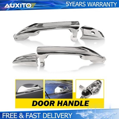 2X Front Rear Left Chrome Side Door Handle Covers Trims For 08-12 Honda Accord H