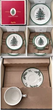 Spode Christmas Tree 5 Piece Place Setting Dinnerware Set New Open Box