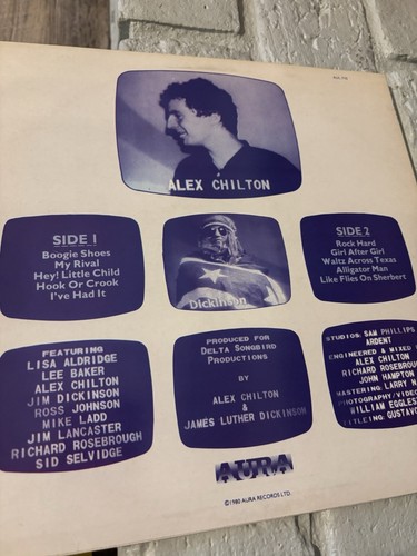 ALEX CHILTON Like Flies on Sherbert LP Aura AUL 710 uk press - Picture 2 of 8