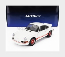 AUTOART 78030 Porsche - 911 Carrera RS 2.7 Coupe 1973 - White Red - 1/18