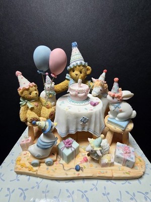 Cherished Teddies Aggie 104029 No Celebration Is Complete Without Friends In Box